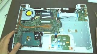 Toshiba Satellite C55 Disassembly RAM SSD Upgrade