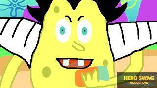 Sponge Bob Dragon Ball Z cartoon cross over