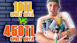 10TL vs 450TL Sprey Boya ile Graffiti