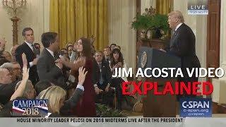 Jim Acosta How was the White House confrontation video doctored?