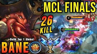 MCL FINALS 26 Kills Bane Best Build and Emblem - Build Top 1 Global Bane  MLBB