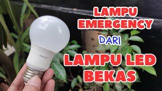 Emergency lights from dead led lights   used lamp creative ideas