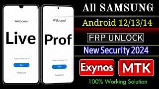 Samsung Frp Bypass 2024  Android 121314  New Security 2024  Factory Reset Protection Bypass