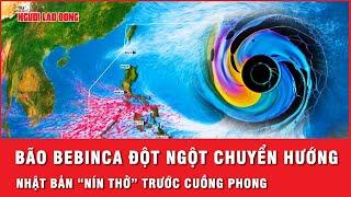 Cơn bão cường độ mạnh Bebinca đột ngột chuyển hướng Nhật Bản “nín thở” trước cuồng phong  Thời sự