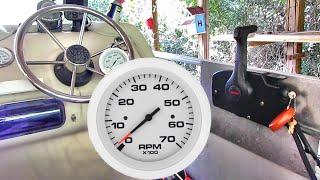 How To Install  A Tachometer On A Outboard Motor