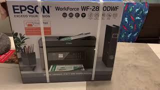 EPSON WF-2830 UNBOXING AND SET UP