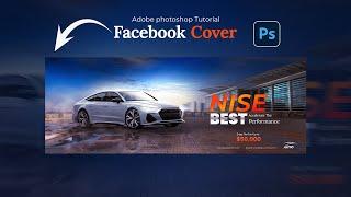 Facebook Page Cover Photo Design  Adobe Photoshop Tutorial