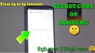 How to set 4G to 5G signal secret code for phone. And  increase storage and ram for Samsung.