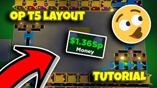 OVERPOWERED TIER 5 LAYOUT TUTORIAL Factory Simulator Roblox