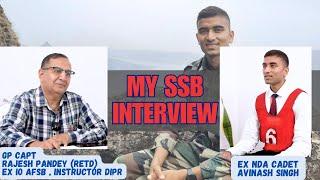 SSB interview with Ex NDA cadet  NDA Recommended  TES Recommended #army #ssb #cds