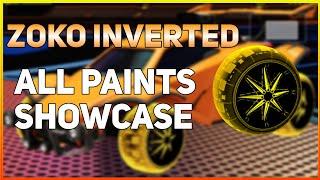Zoko Inverted All Paints Showcase Rocket League