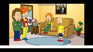 Caillou misbehaves at Leos house