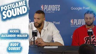 We Got To Keep Battling.  Rudy Gobert and Nickeil Alexander-Walker Postgame Sound  05.14.24