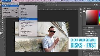 Scratch Disk FULL Adobe Photoshop  FAST FIX