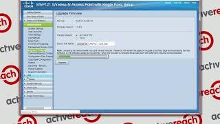 Cisco WAP121 Firmware Upgrade