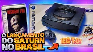 Unboxing de um Sega Saturn da Tectoy Uma Viagem no Tempo para 1995