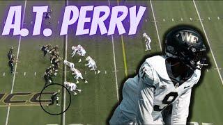 Saints STEAL WR A.T. Perry in the NFL DRAFT
