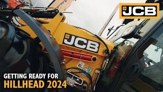 JCB getting ready for Hillhead 2024