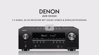 Modernes Heimkino Denon AVR-S950H 7.2-Kanal 4K Ultra HD AV Receiver