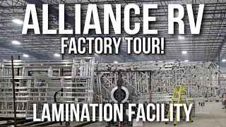 Alliance RV Factory Tour Lamination Facility