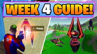 ALL WEEK 4 CHALLENGES GUIDE FORTNITE CHAPTER 2 SEASON 4