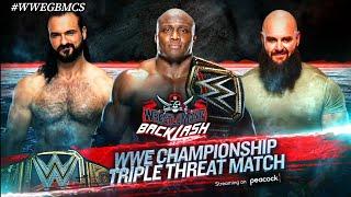 WWE WrestleMania Backlash 2021 - Official And Full Match Card HD