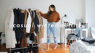 CASUAL WINTER OUTFITS ️ winter fashion lookbook