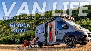 KARAVAN HAYATI #151 KARADENİZ SAHİL ŞERİDİNDE EŞSİZ BİR KOY   GİNOLU KOYU  