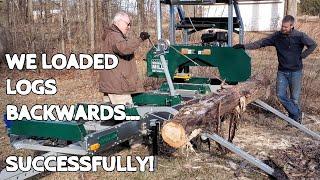 Making Cottonwood Slabs and Lumber