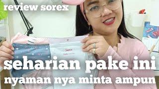 review celana dalam wanita berbahan katun adem merk sorex daily panties  shopee haul celana dalam