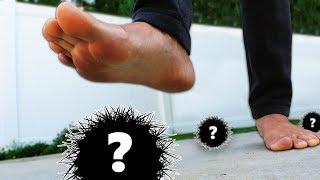 DONT Step on it Challenge HIDDEN PAINFUL MYSTERY ITEMS