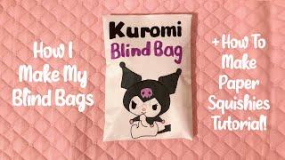 HOW TO MAKE A BLIND BAG + HOW TO MAKE PAPER SQUISHIES **easy tutorial**  applefrog