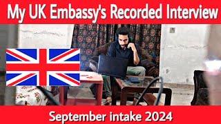 UK Embassy recorded interview  uk interview questions and answers  uk Biometric Process