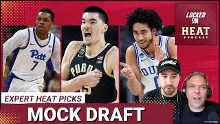 Miami Heat Mock Draft Expert Picks Analysis & War Room Simulation