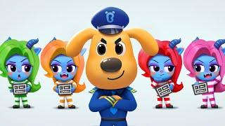 Antels Rescue Mission  Police Cartoon  Funny Cartoons for Kids  Sheriff Labrador