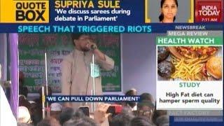 Malda Violence Inflammatory Speech Led To Riots