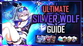 ULTIMATE SILVER WOLF GUIDE Builds Light Cones Teams Relics etc.  Honkai Star Rail Ver 1.5