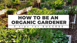 How to be an ORGANIC GARDENER 7 Tips for Success