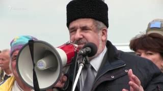 Годовщина «гражданской блокады» Крыма на Чонгаре