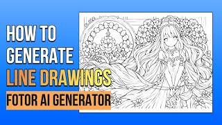 How to Generate Line Drawings with Fotor AI Generator