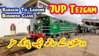 Business Class Train Journey with Friends  KC to LHR on 7UP Tezgam  Food & Fun
