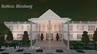 Bloxburg Modern Mansion  Tour  Roblox Bloxburg