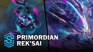 Primordian RekSai Skin Spotlight - Pre-Release - PBE Preview - League of Legends