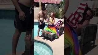 girlfriend and friend prank boyfriend 