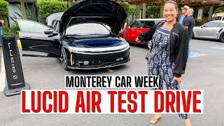 Exclusive Lucid Air Test Drive - Ride Along in the Pre-Production Model at Monterey Car Week 2021