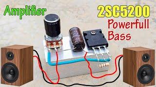 How to make 2SC5200 amplifier at home  Diy 2sc5200 powerful bass amplifier  Rahul Mokhria