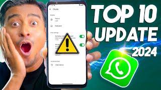 Top 10 Whatsapp New update try Now 2024  10 best new features WhatsApp 2024