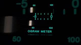 Sony Optical Peak Program Meter PPM on Sony TA-8450 in Action