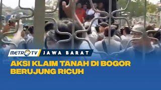 Aksi Saling Klaim Kepemilikan Tanah di Bogor Ricuh