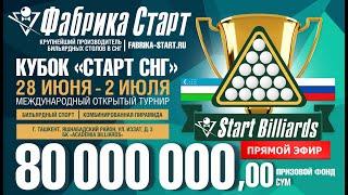 Чимбаев-Кучкаров. Полуфинал Кубка Старт СНГ по бильярдному спорту. 02.07.2024 г.